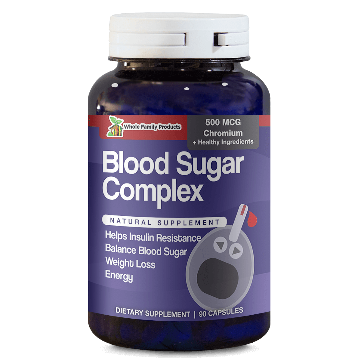Blood Sugar Complex 90 Capsules Natural Supplement To Help Insulin Resistance