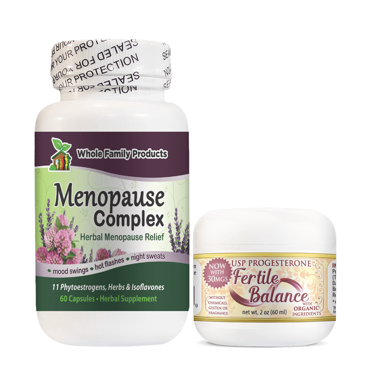 Menopause Complex and Fertile Balance Product Bundle